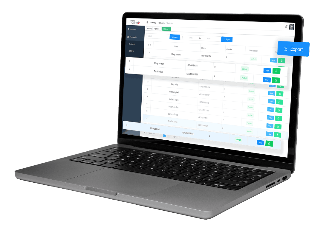 Promooperator: platform for launching promos and advertising games of any complexity